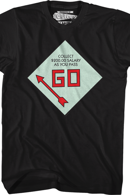 Pass Go Monopoly T-Shirtmain product image