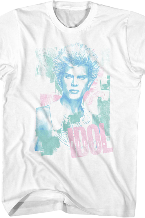 Pastel Portrait Billy Idol T-Shirtmain product image