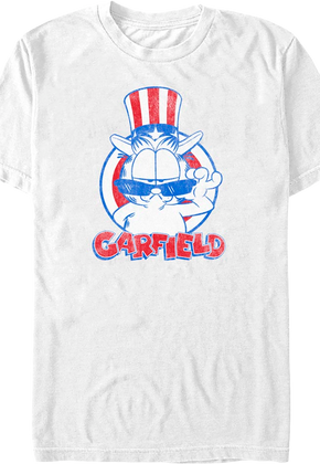 Patriotic Cool Cat Garfield T-Shirt