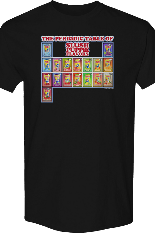 Periodic Table Slush Puppie T-Shirtmain product image