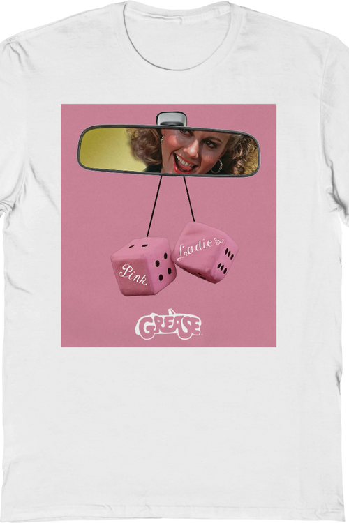 Pink Ladies Mirror Dice Grease T-Shirtmain product image