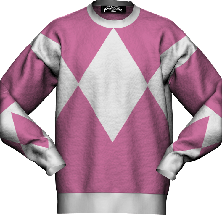 Pink Ranger Mighty Morphin Power Rangers Knitted Sweatermain product image