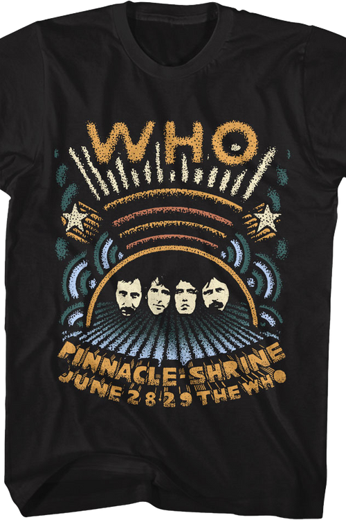 Pinnacle-Shrine Concert The Who T-Shirtmain product image