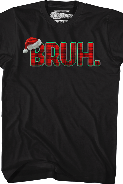 Plaid Bruh Christmas T-Shirtmain product image