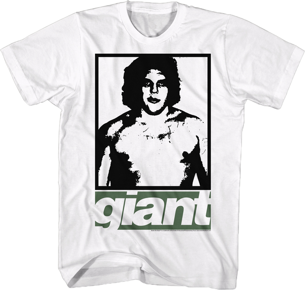 Portrait Andre The Giant T-Shirt: Andre The Giant Mens T-Shirt