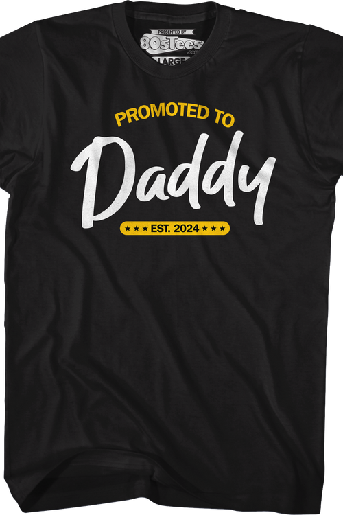 Promoted To Daddy Est. 2024 T-Shirtmain product image