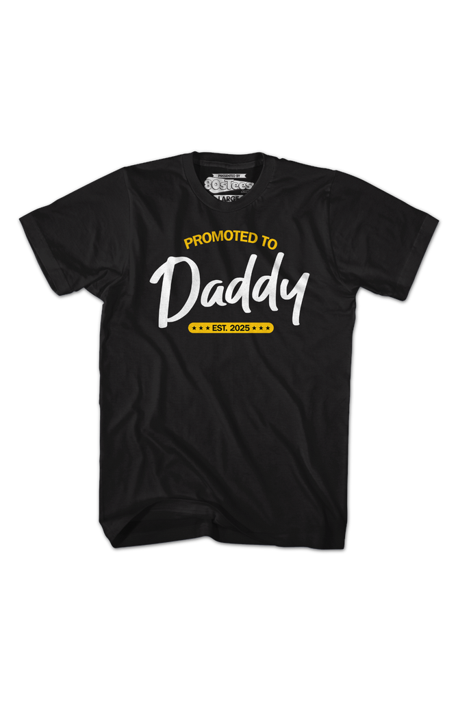 Promoted To Daddy Est. 2025 T-Shirt