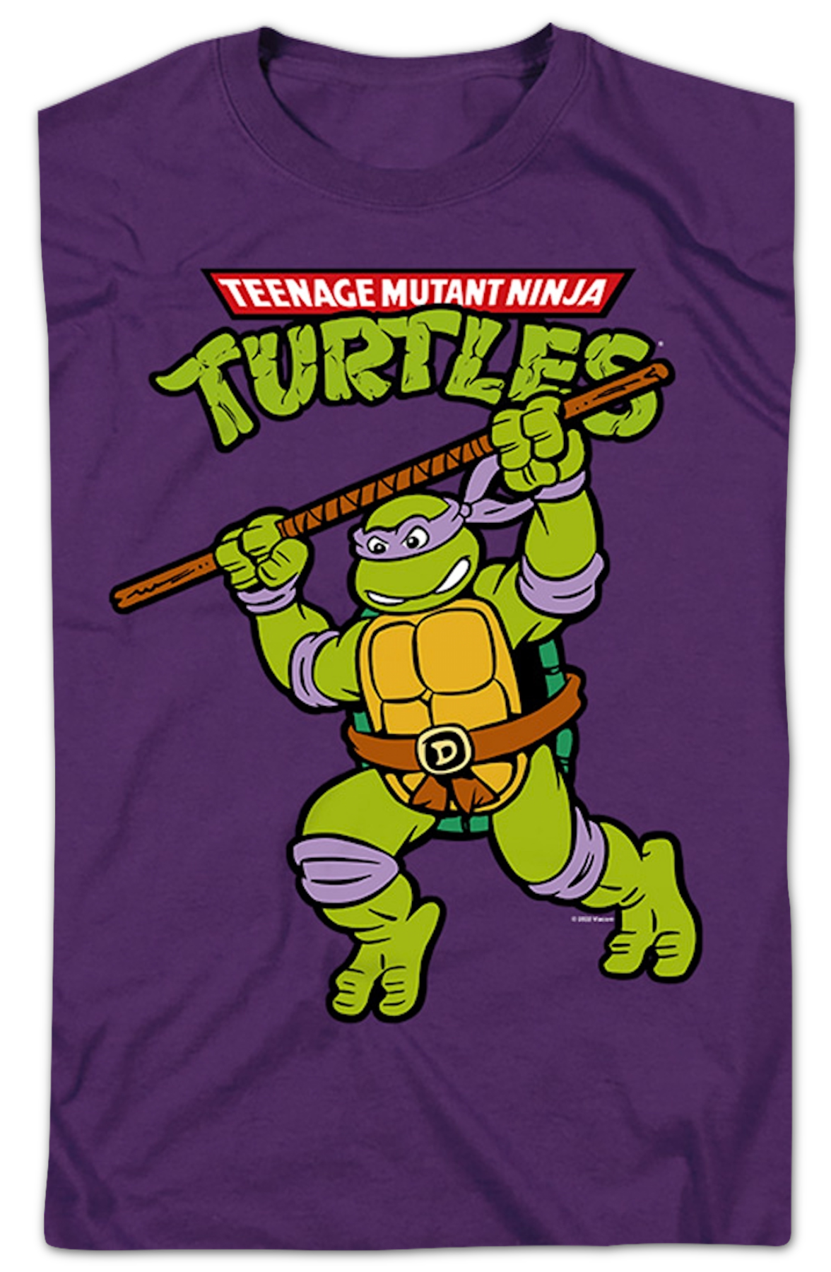 Official Teenage Mutant Ninja Turtles Cheesy Poster Tee - Natural - Medium