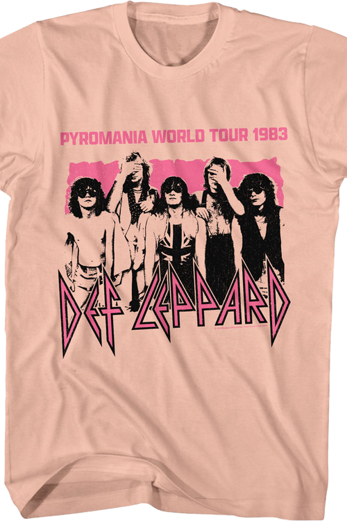 Pyromania World Tour 1983 Def Leppard T-Shirtmain product image