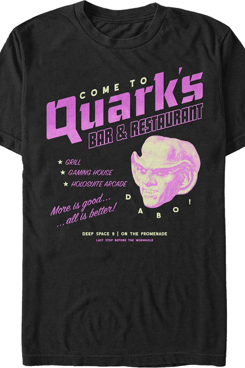 Quark's Bar & Restaurant Star Trek: Deep Space Nine T-Shirtmain product image