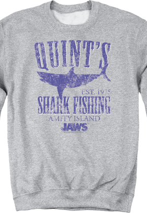 Quint's Shark Fishing Jaws Sweatshirt