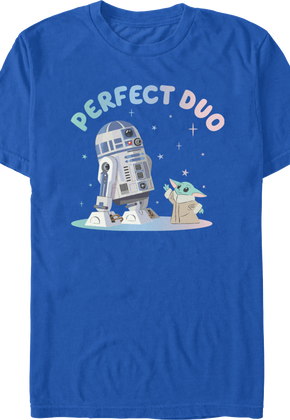 R2-D2 & Grogu Perfect Duo The Mandalorian Star Wars T-Shirt