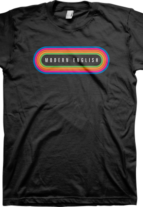 Rainbow Logo Modern English T-Shirt