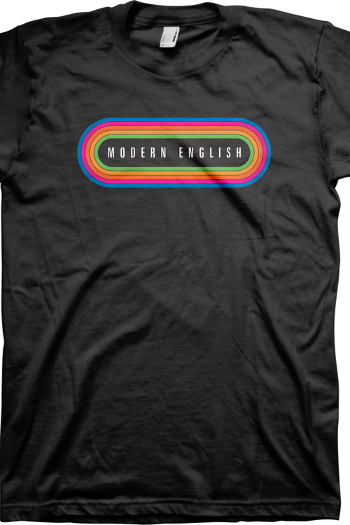 Rainbow Logo Modern English T-Shirtmain product image