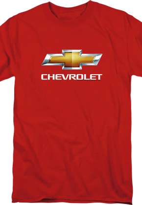 Red Classic Logo Chevrolet T-Shirt