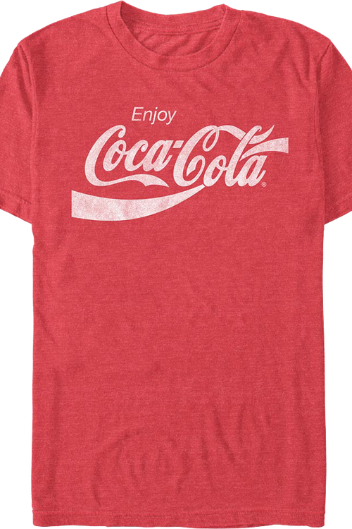 Red Enjoy Coca-Cola T-Shirtmain product image