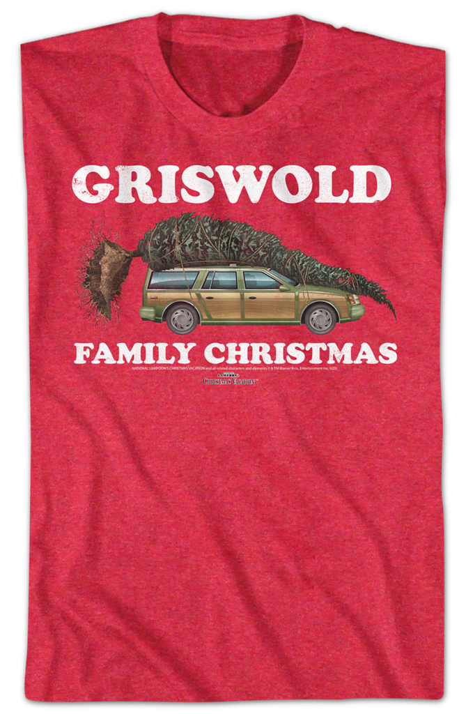 Red Griswold Family Christmas Vacation TShirt