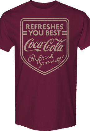 Refreshes You Best Coca-Cola T-Shirt