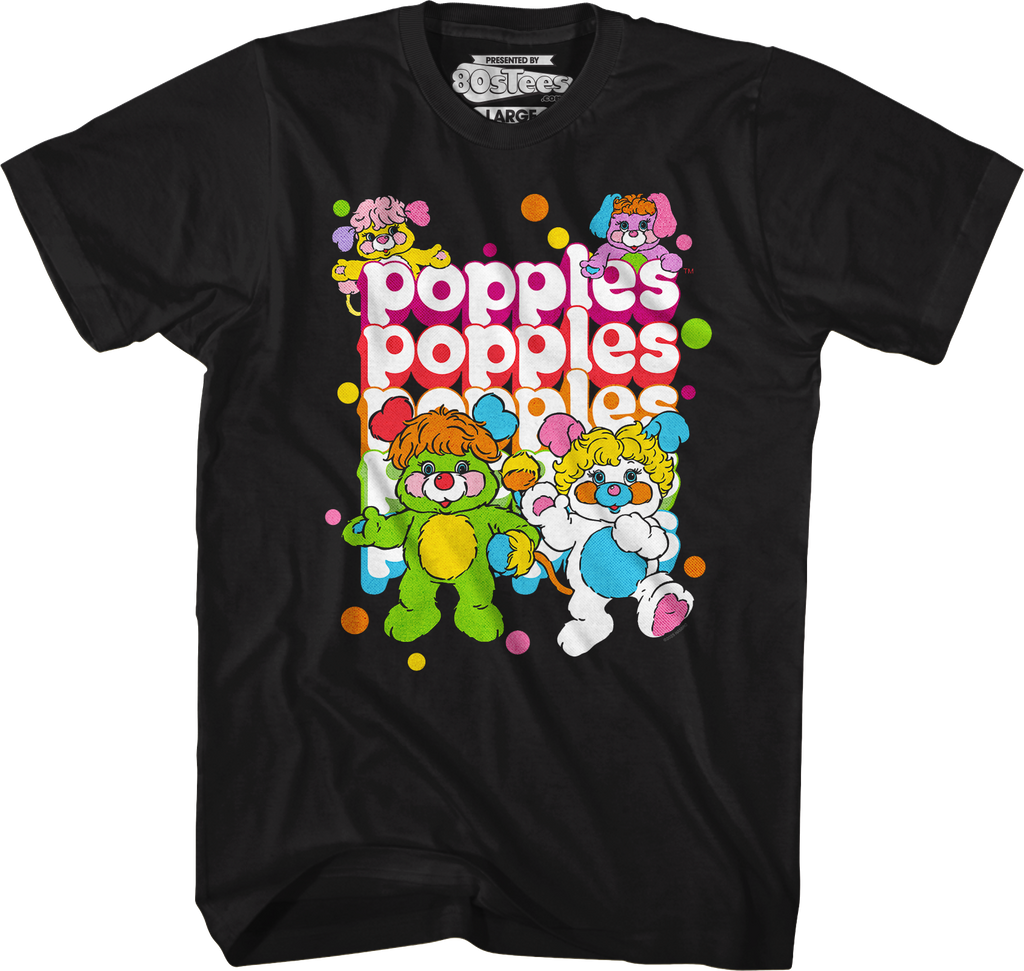 Repeating Logo Popples T-Shirt