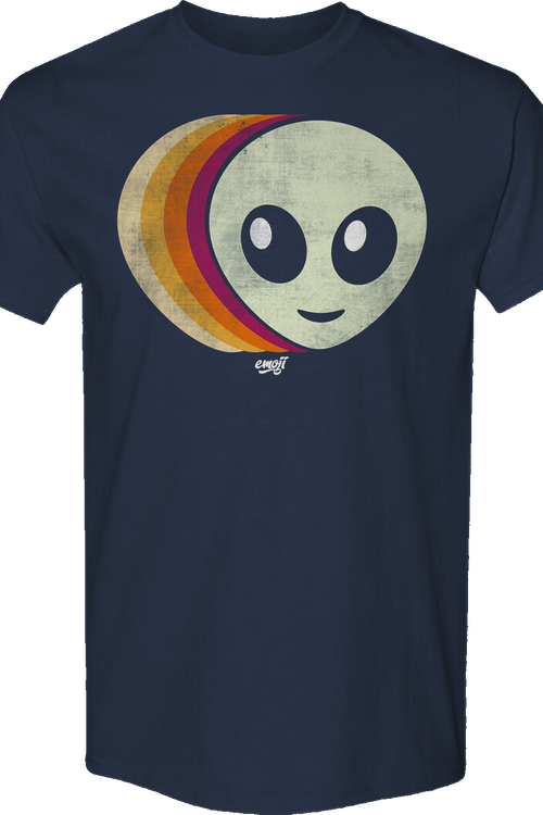 Retro Alien Face Emoji T-Shirtmain product image