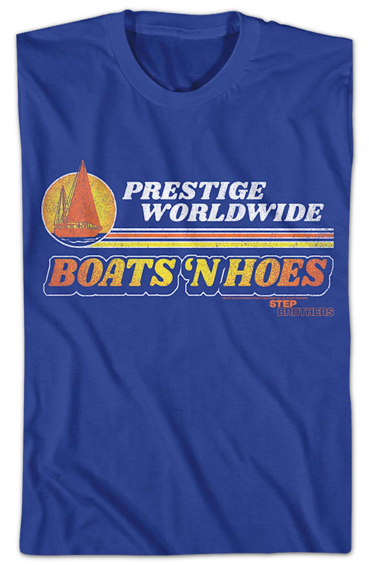 Boats and Hoes T-shirt From Popular Movie Step Brothers 