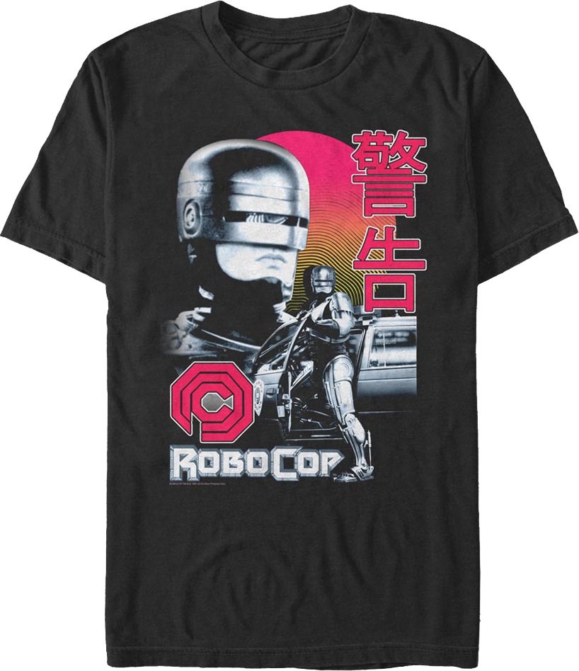 Retro Collage Robocop T-Shirt