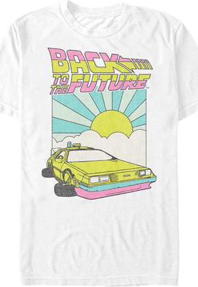 Retro DeLorean Sunshine Back To The Future T-Shirt