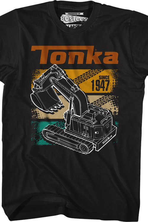 Retro Digger Track Panels Tonka T-Shirtmain product image