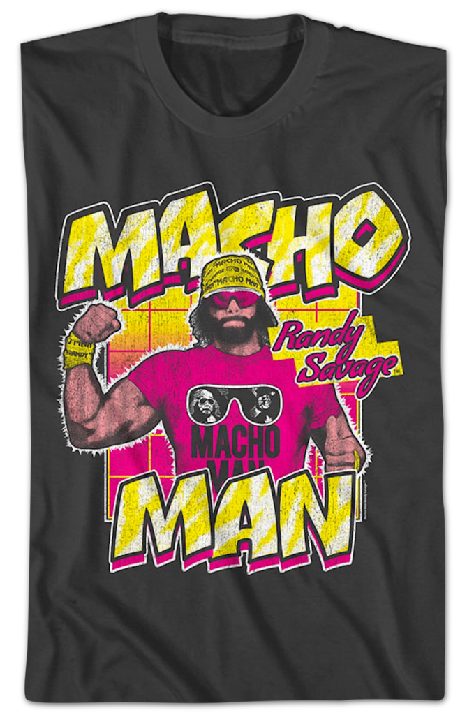 Retro Flex Macho Man Randy Savage T-Shirt