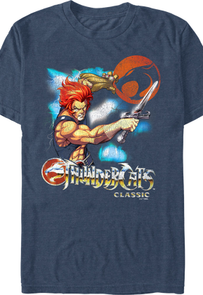 Retro Lion-O Sword of Omens ThunderCats T-Shirt