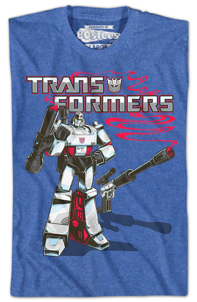 Retro Megatron Transformers T-Shirt: Transformers Mens T-Shirt