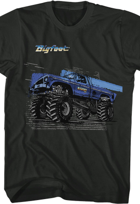 Retro Monster Truck Bigfoot T-Shirt