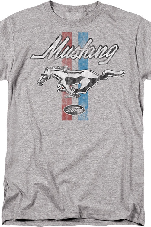 Retro Mustang Stripes Ford T-Shirtmain product image