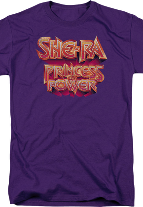 Retro She-Ra Princess of Power Masters of the Universe T-Shirt