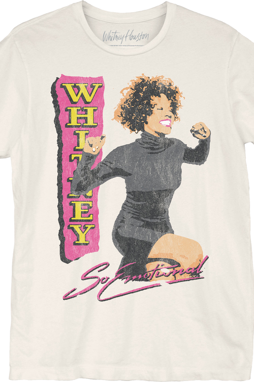 Retro So Emotional Whitney Houston T-Shirtmain product image