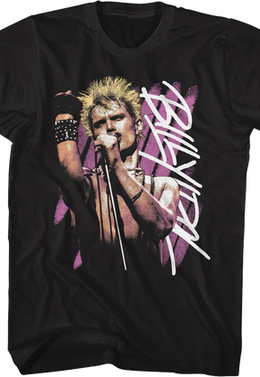 Retro Stripes Billy Idol T-Shirt