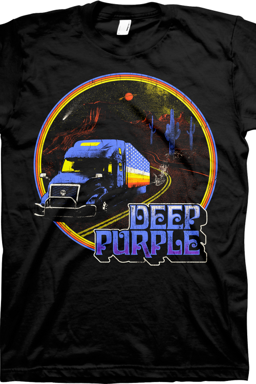 Retro Truck Deep Purple T-Shirtmain product image