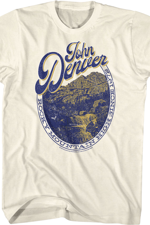 Rocky Mountain High Since 1972 John Denver T-Shirtmain product image