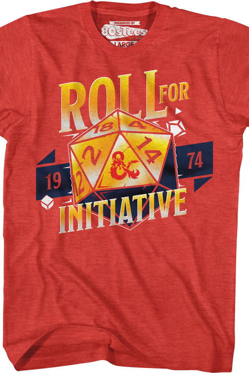 Roll For Initiative 1974 Dungeons & Dragons T-Shirtmain product image