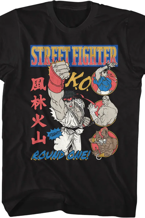 Round One Street Fighter T-Shirtmain product image