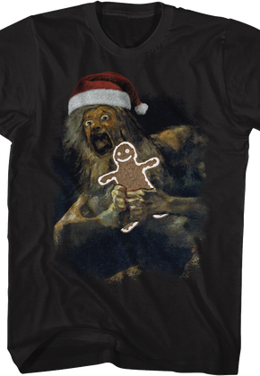 Saturn Devouring His Gingerbread Man Art Gallery T-Shirt