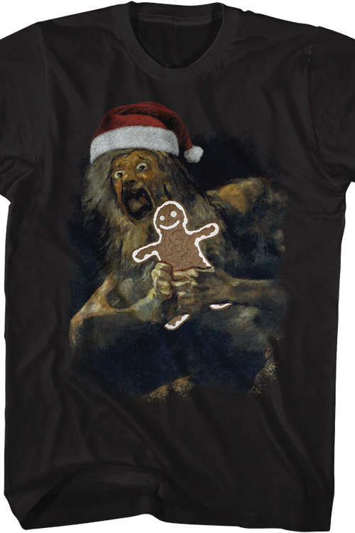 Saturn Devouring His Gingerbread Man Art Gallery T-Shirtmain product image