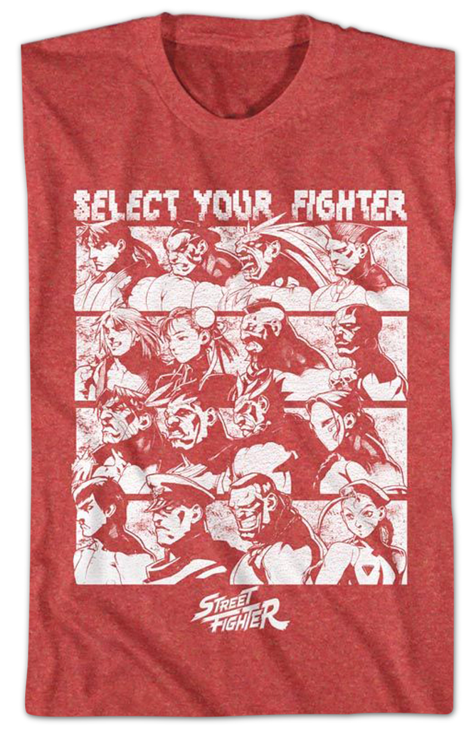 Select Your Fighter Street Fighter T-Shirt