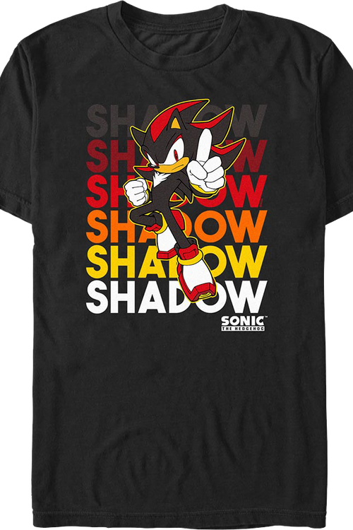 Shadow Sonic The Hedgehog T-Shirtmain product image