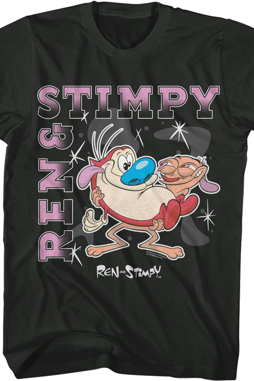 Shapes And Sparkles Ren And Stimpy T-Shirtmain product image