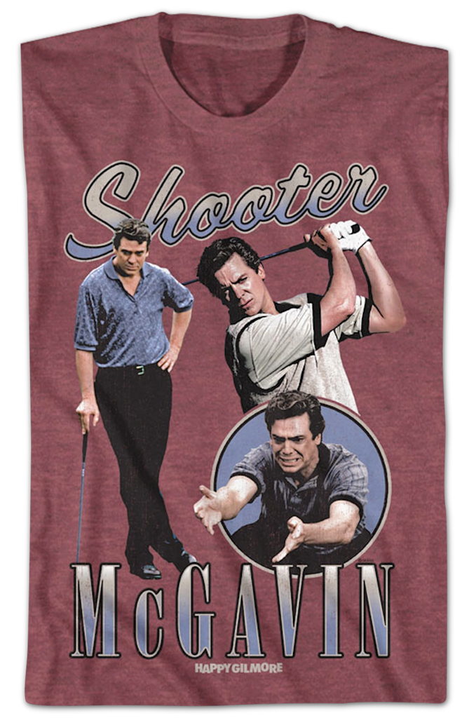 Shooter McGavin Collage Happy Gilmore T-Shirt