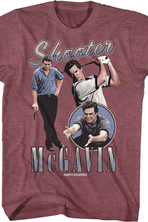 Shooter McGavin Collage Happy Gilmore T-Shirtmain product image