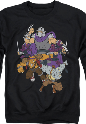 Shredder And Foot Clan Teenage Mutant Ninja Turtles Sweatshirt