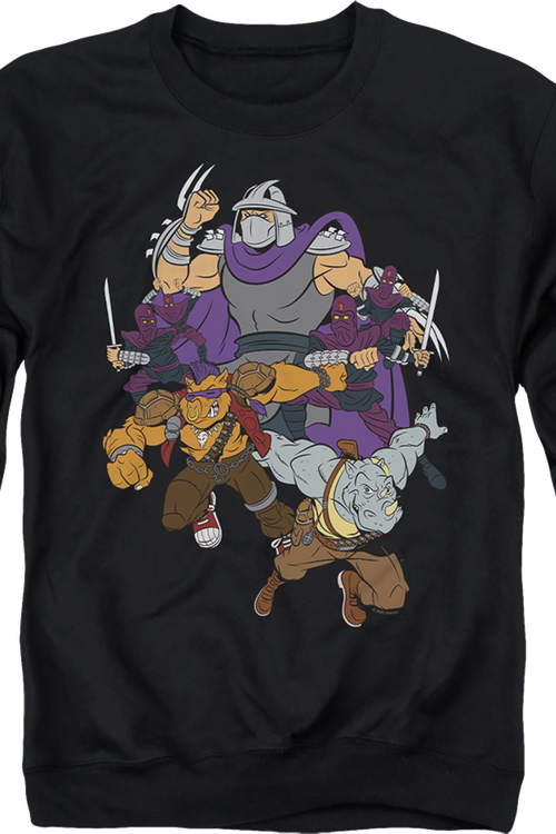 Shredder And Foot Clan Teenage Mutant Ninja Turtles Sweatshirtmain product image