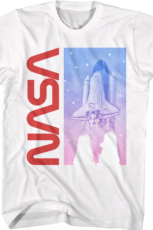 Shuttle In Flight NASA T-Shirtmain product image